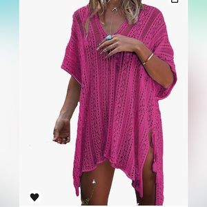Hot Pink swim Coverups - Net